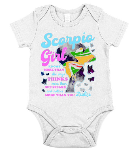 Scorpio Zodiac Proud Melanin Short Sleeve Baby One-Piece