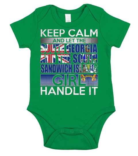 South Georgia and the South Sandwich Islands Short Sleeve Baby One-Piece