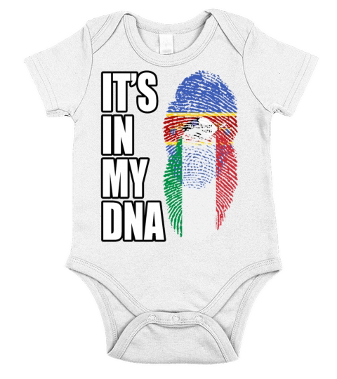 Swazi And Italian Vintage Heritage DNA Flag Short Sleeve Baby One-Piece