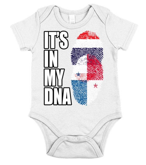 Thai And Panamanian Vintage Heritage DNA Flag Short Sleeve Baby One-Piece