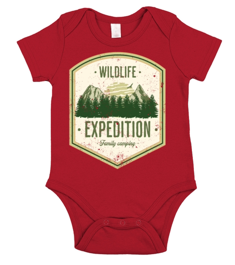 WildLife Expedition Outdoor Summer Vacation Family Short Sleeve Baby One-Piece