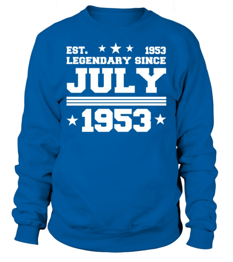 69th birthday July vintage 1953 gift idea Sweatshirt Unisex