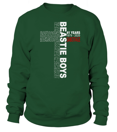Beastie Boy 41 Years 1979-2020 Sabotage Jesus shirt Sweatshirt Unisex
