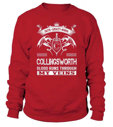 COLLINGSWORTH Last Name, Surname Tshirt Sweatshirt Unisex