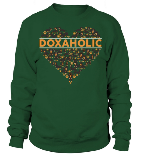 Doxaholic Funny Dachshund Lovers Girls Women Sweatshirt Unisex