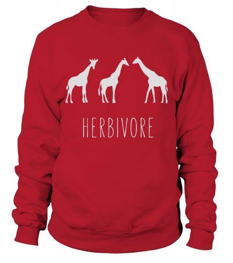 Herbivore vegan giraffe t-shirt for men and women Sweatshirt Unisex