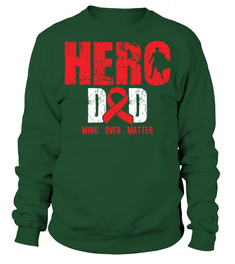 Hero Dad-Sickle Cell Anemia Awareness Ribbon Shirt Sweatshirt Unisex