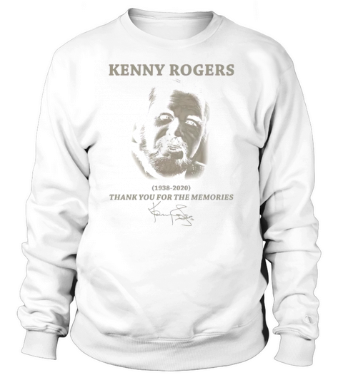Kenny Rogers Thank You For The Memories Signatures Sweatshirt Unisex