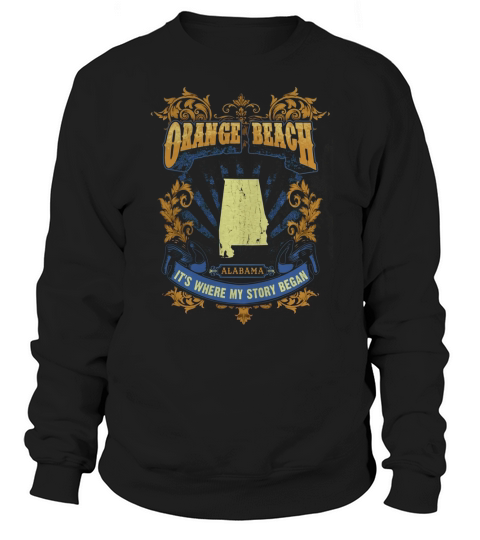 Orange Beach Sweatshirt Unisex