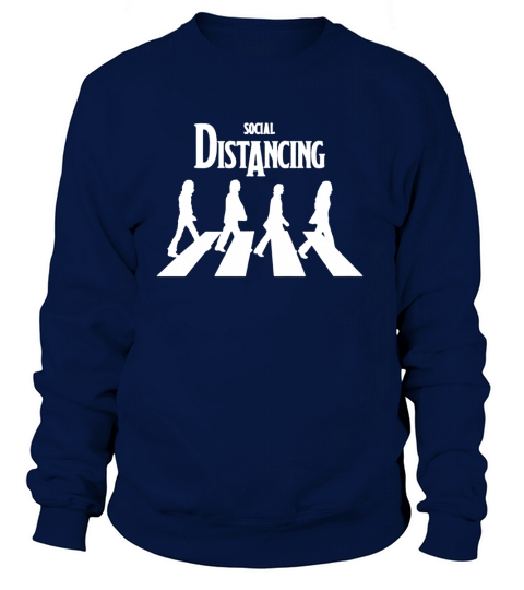 SOCIAL DISTANCING ROAD THE BEATLE Sweatshirt Unisex
