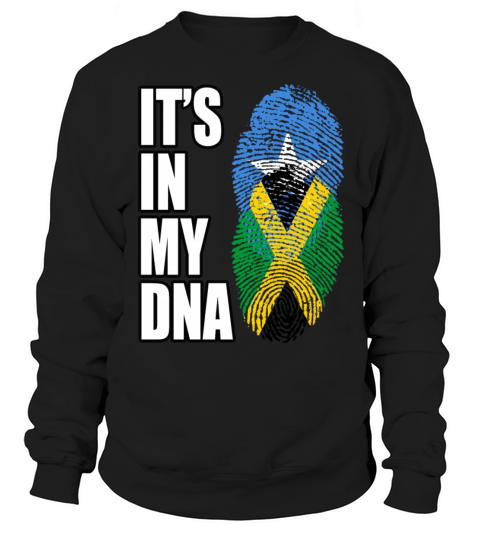 Somali And Jamaican Vintage Heritage DNA Flag Sweatshirt Unisex
