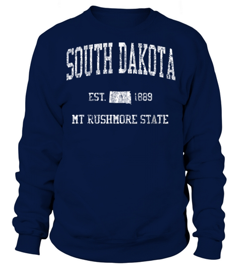 South Dakota Vintage Sports Design Sweatshirt Unisex