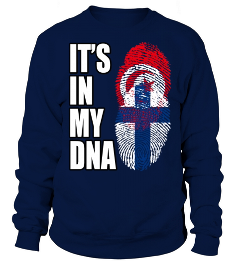 Tunisian And Finland Mix Heritage DNA Flag Sweatshirt Unisex