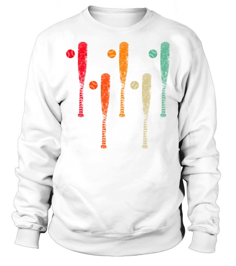 Vintage Baseball Theme Sports Baseball Sweatshirt Unisex