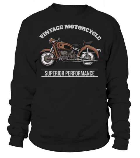 Vintage Custom Motorcycles Sweatshirt Unisex