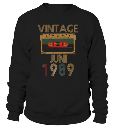 Vintage Juni 1989 Sweatshirt Unisex