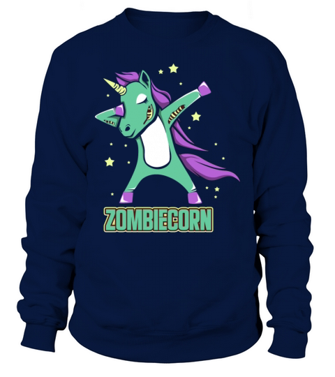 Zombiecorn Zombie Unicorn Dabbing Unicorn Hallowee Sweatshirt Unisex