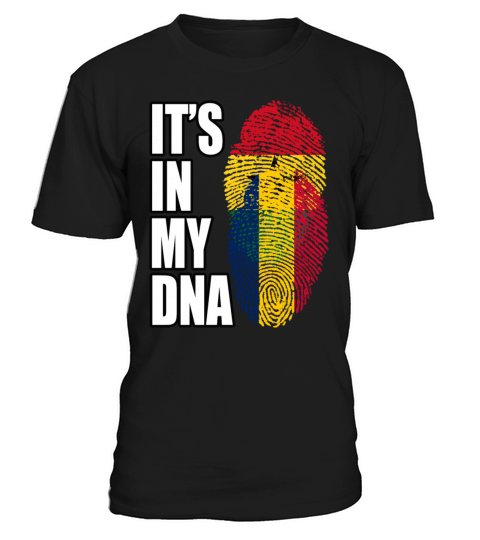 Ghanaian And Chadian Mix Heritage DNA Flag T-Shirt Unisex