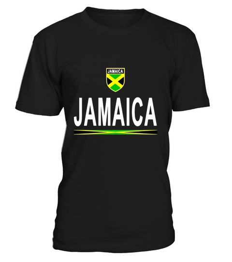 Jamaica Soccer T-Shirt - Jamaican Retro Football Jersey 2017 T-Shirt Unisex