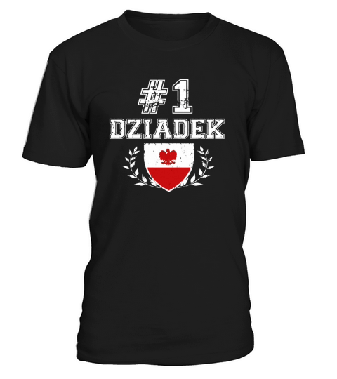 Mens Number One Dziadek! Vintage Polish Grandfather T-Shirt T-Shirt Unisex