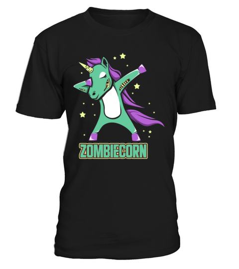 Zombiecorn Zombie Unicorn Dabbing Unicorn Hallowee T-Shirt Unisex
