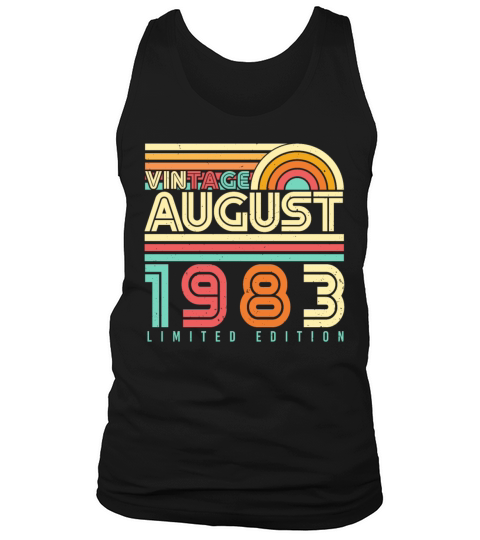 August 1983 Vintage Tank Top Unisex