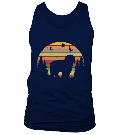 Bobtail Retro Old English Sheepdog Vintage Tank Top Unisex