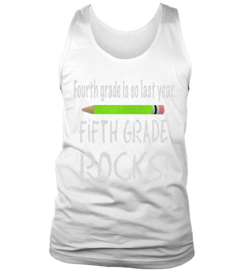 Fifth Grade Rocks Back to School T-Shirt Tank Top Unisex