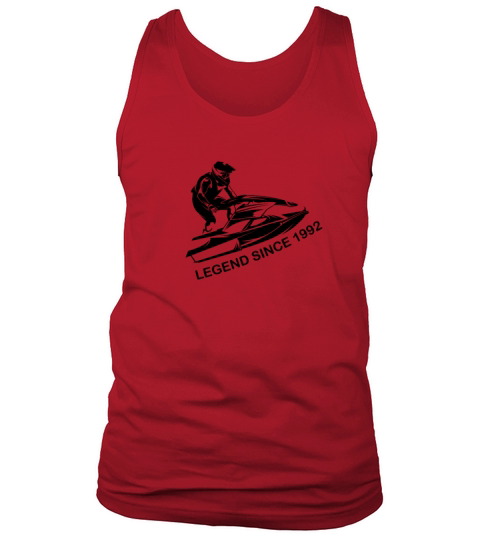 Jet ski vintage 1992 birthday 30 years Tank Top Unisex