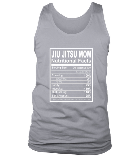 Jiu Jitsu Mom Nutritional Facts Tank Top Unisex