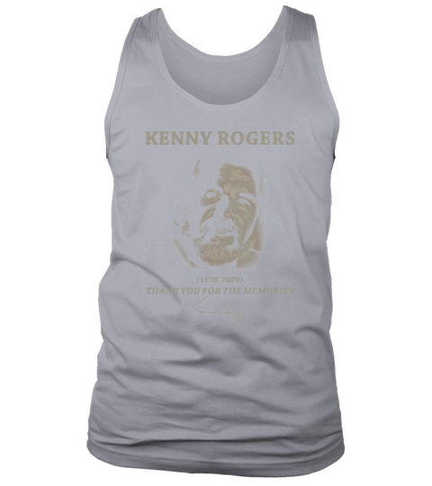 Kenny Rogers Thank You For The Memories Signatures Tank Top Unisex
