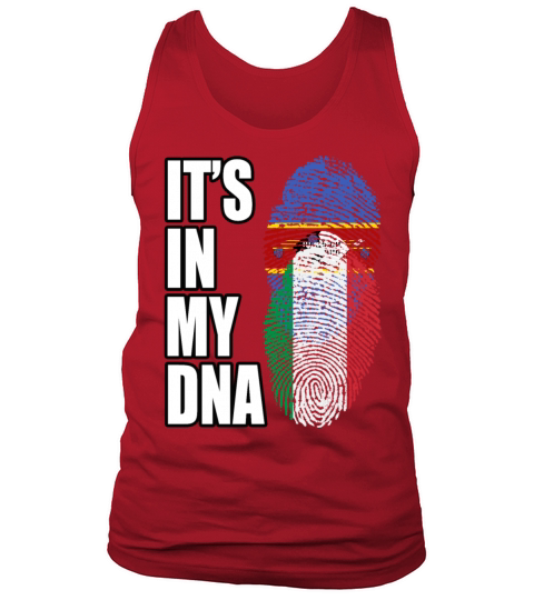 Swazi And Italian Vintage Heritage DNA Flag Tank Top Unisex