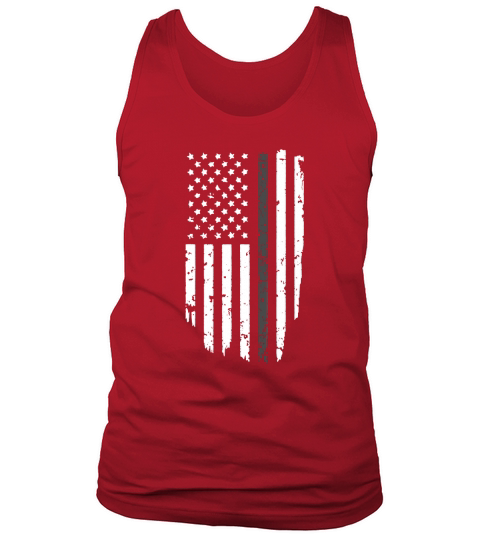 Thin Grey Line American Flag Correctional shirt Tank Top Unisex