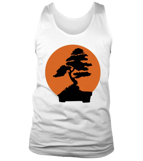 White Karate Kid bonsai tree (2 color flex) T-Shirts Tank Top Unisex