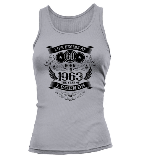 60th Birthday Gifts Vintage 1963 Vintage Sayings Tank top Woman