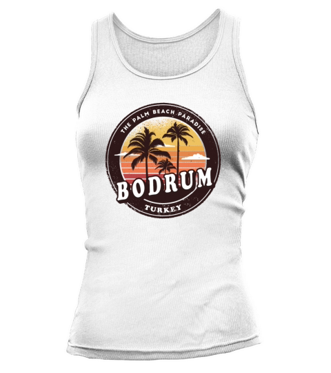 Bodrum Turkey Vintage Beach Design Tank top Woman