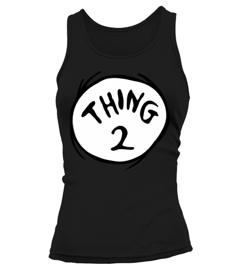 Dr Seuss Thing 2 Emblem RED Tank top Woman
