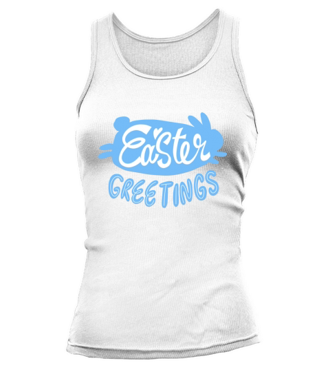 Easter Greetings Quote Badge Tank top Woman