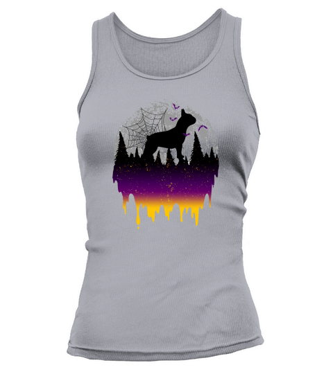 Frenchie Dog Moon Howl In Tank top Woman