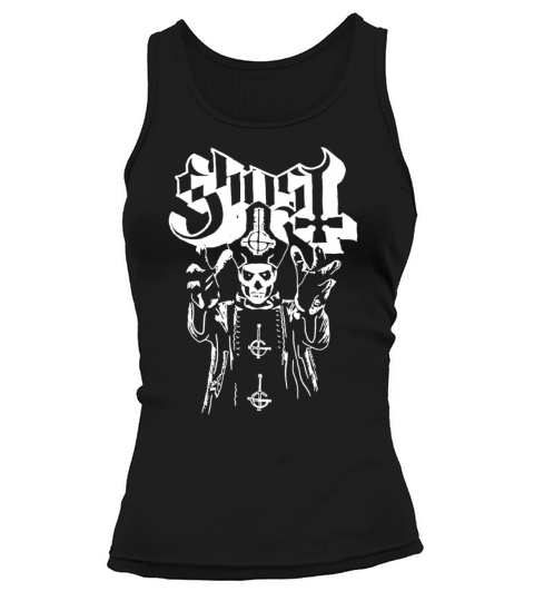 Ghost B C Hands Up Papa Emeritus Black New Officia Tank top Woman