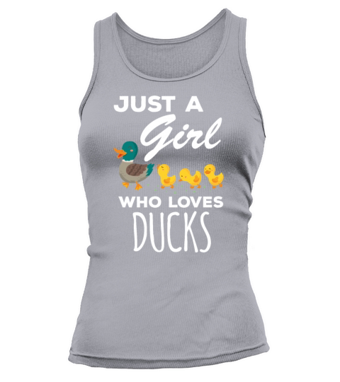 Just A Girl Who Loves Funny Ducks - Distressed Quo Tank top Woman