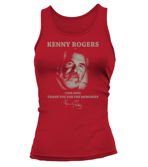 Kenny Rogers Thank You For The Memories Signatures Tank top Woman