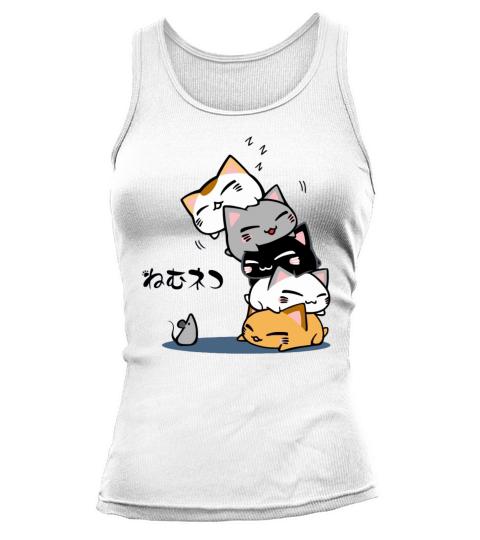 Neko Uh oh Cute Cat Tank top Woman