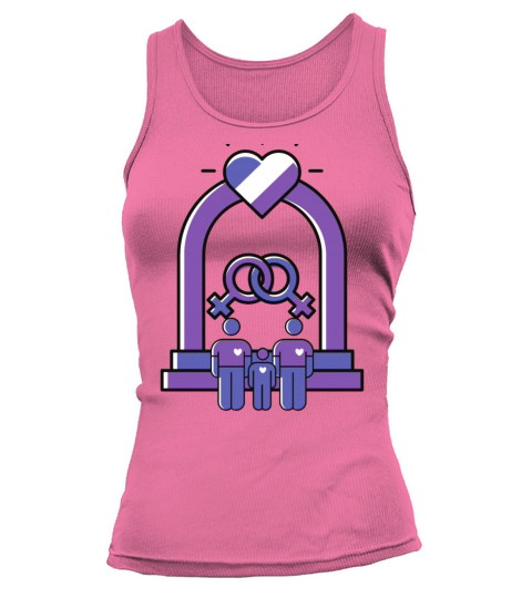 Pride equal rights wedding Tank top Woman