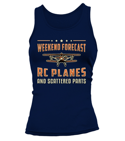 RC Plane Aircraft Pilot Weekend Forecast RC Planes Tank top Woman