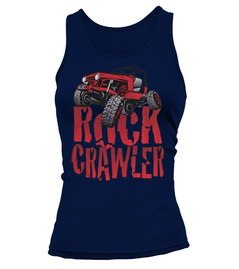 Red Jeep Rock Crawler Light T-Shirt Tank top Woman