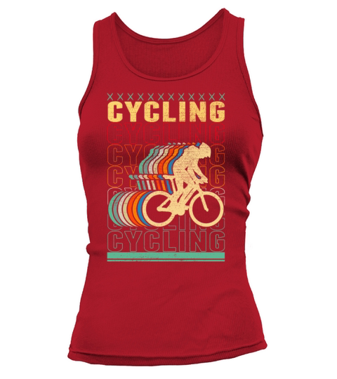 Retro Cycling Sports Lover Cyclist Tank top Woman