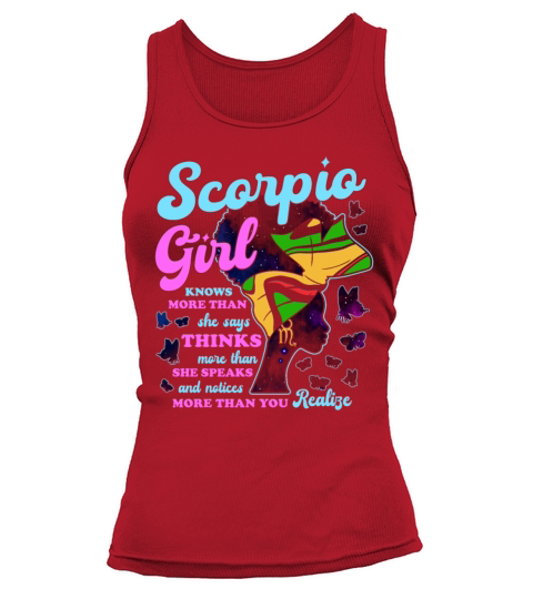 Scorpio Zodiac Proud Melanin Tank top Woman