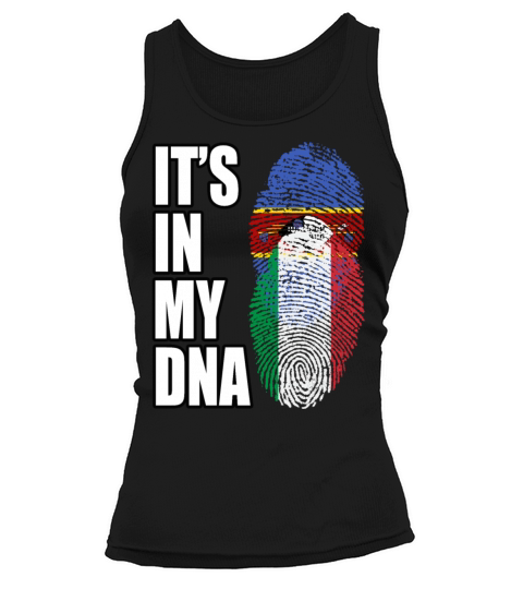 Swazi And Italian Vintage Heritage DNA Flag Tank top Woman