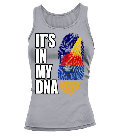 Tokelauan And Armenian Mix Heritage DNA Flag Tank top Woman